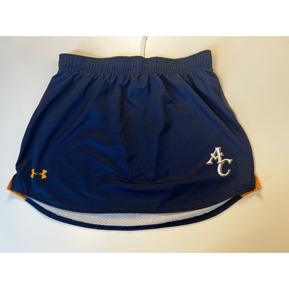 Under Armour Kids Athletic Skirt Navy Blue‎ Gold Arlington Catholic Logo Sz M